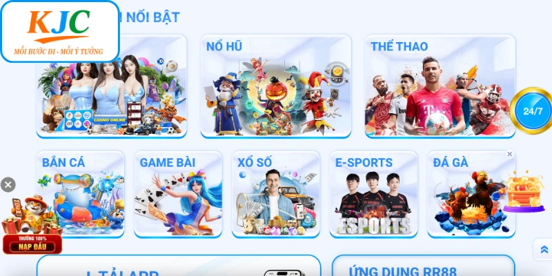 Tìm hiểu thông tin cơ bản về 2 đối tác RR88 và KJC